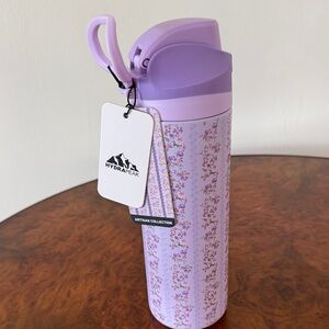 Limited Edition, 26 oz Hydrapeak Lilac Floral Insulated Water Bottle - NWT